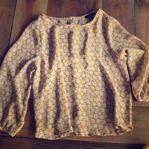 Forever 21 Flowery Blouse